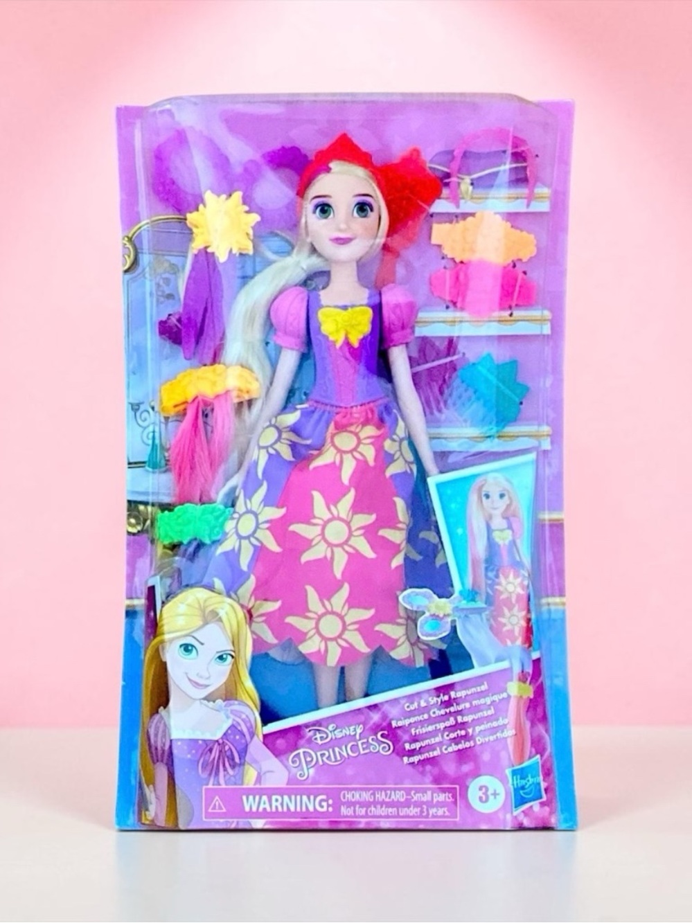Disney Princess Rapunzel Cut & Style Doll New In Box Hasbro Tangled
